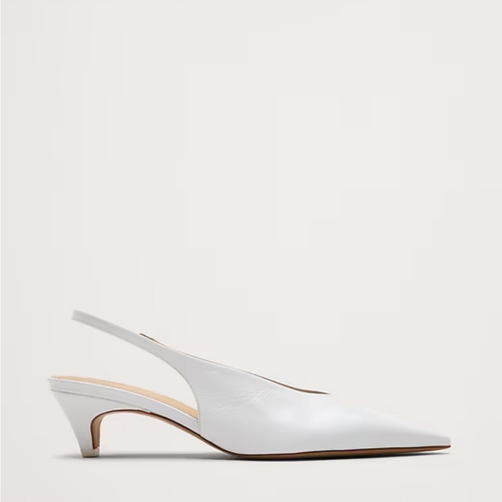 Banana Republic ITALIAN LEATHER SLINGBACK PUMP
